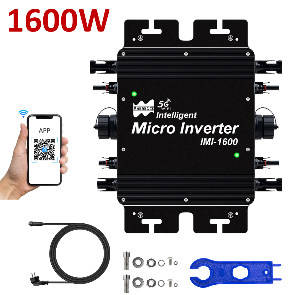 Portable Generator Inverter - 1600W Micro Solar Inverter For On