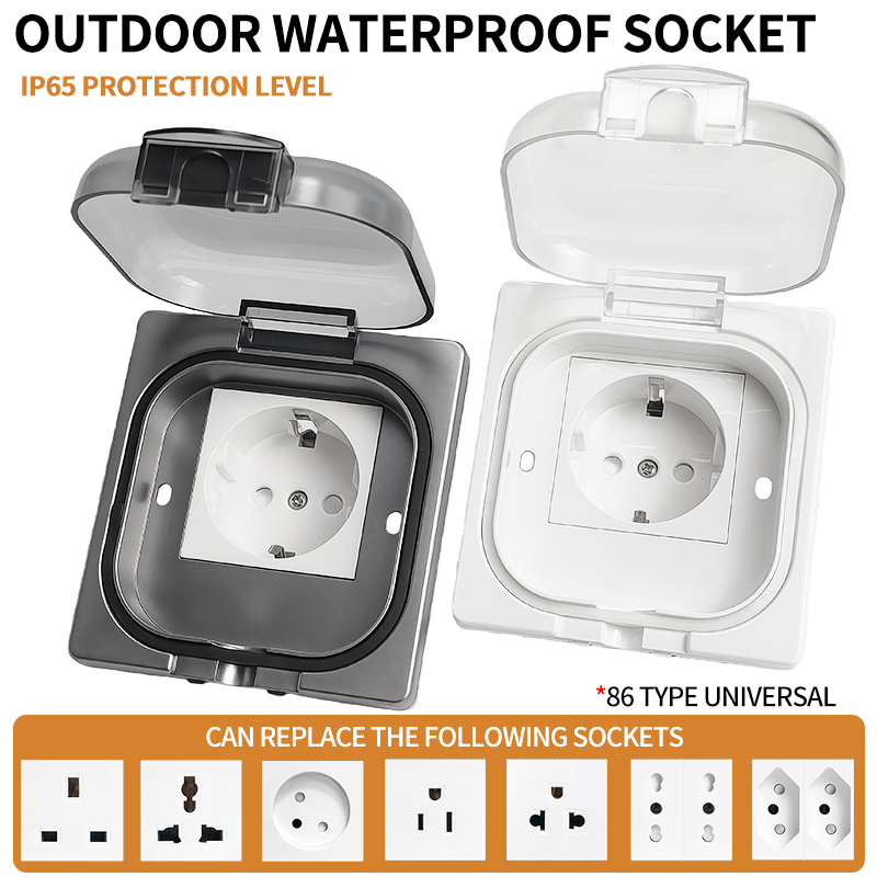 Outdoor Power Hub - IP65 Waterproof Outdoor Socket, 16A High