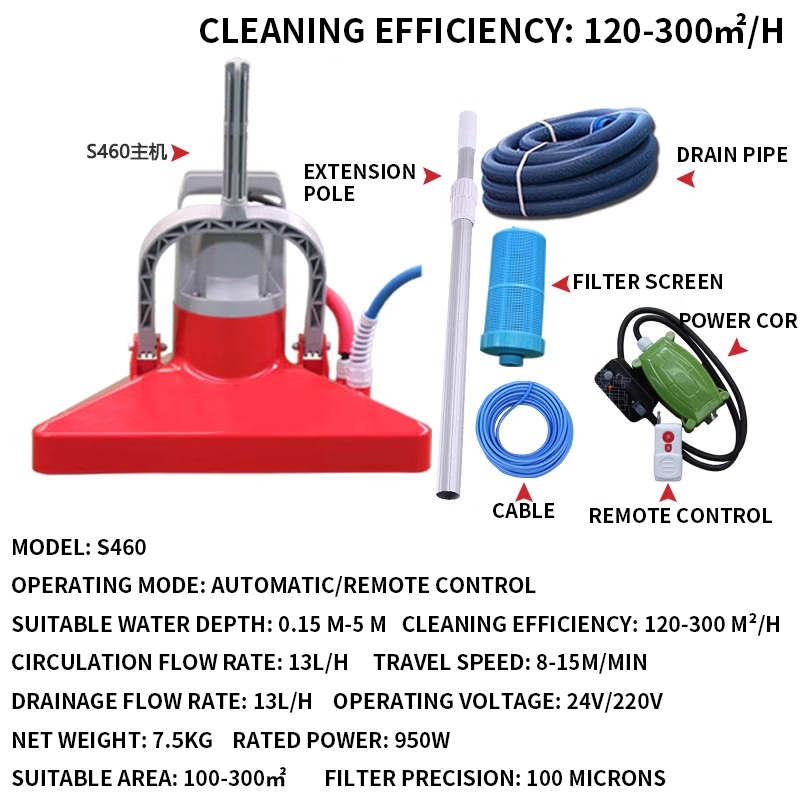 Pool Vacuum Cleaner Water Turt - Outdoor Power Vacuum recension och pris