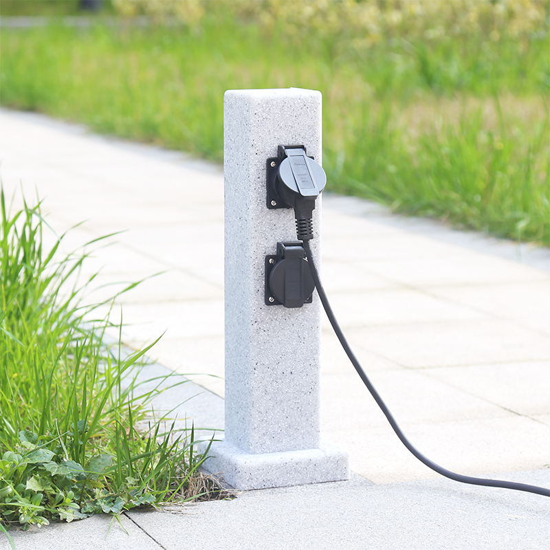 Vertical power socket PE water - Outdoor Power Hub recension och pris