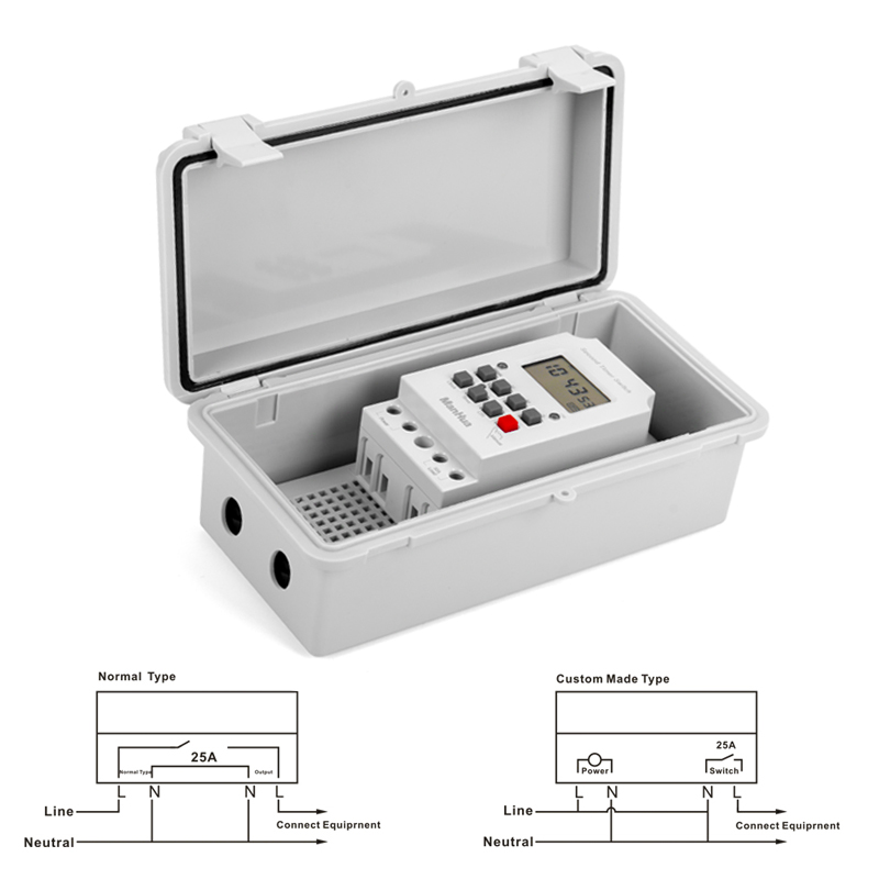ManHua 220VAC 30A MT316SE-B Ra - Outdoor Power Timer recension och pris