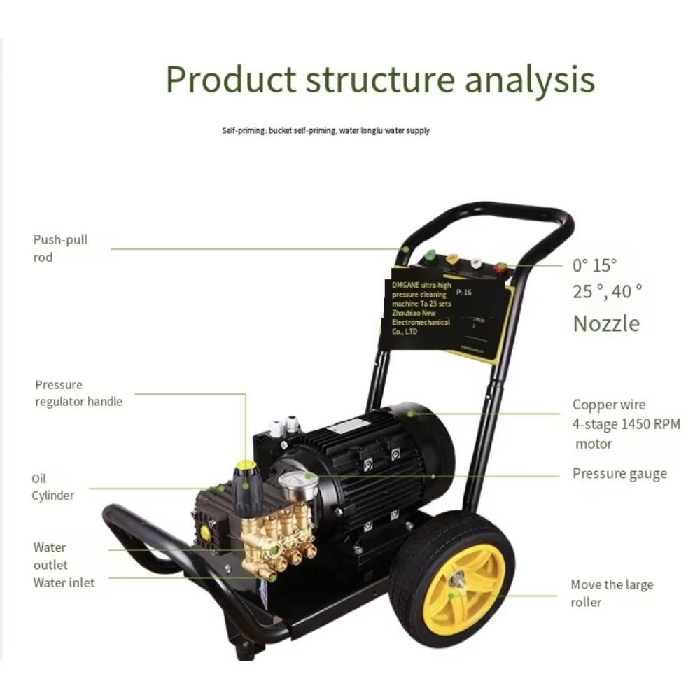 High Power 220V Portable Elect - Pressure Washer Electric recension och pris
