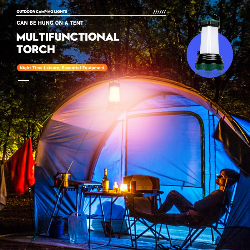 Portable Powerful LED Flashlig - Outdoor Power Bank recension och pris