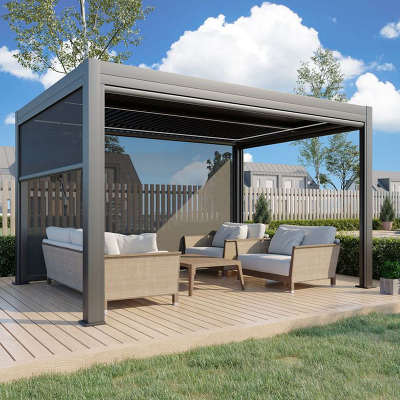 Power Driven Aluminum Pergola  - Outdoor Power For Gazebo recension och pris