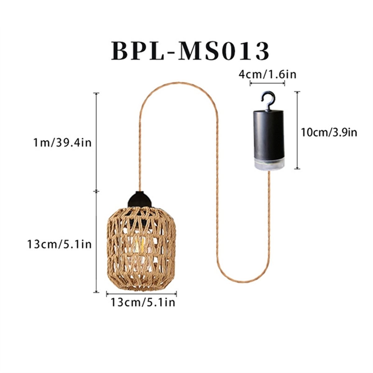ABZJ 2pcs Battery Power Pendan - Outdoor Power For Gazebo recension och pris