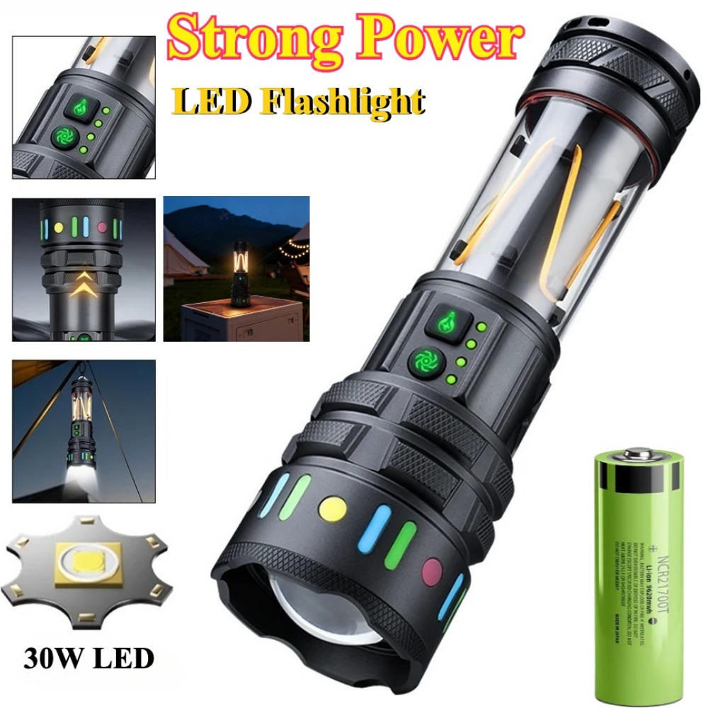 Powerful Ultra Bright LED Flas - Outdoor Power Bank recension och pris