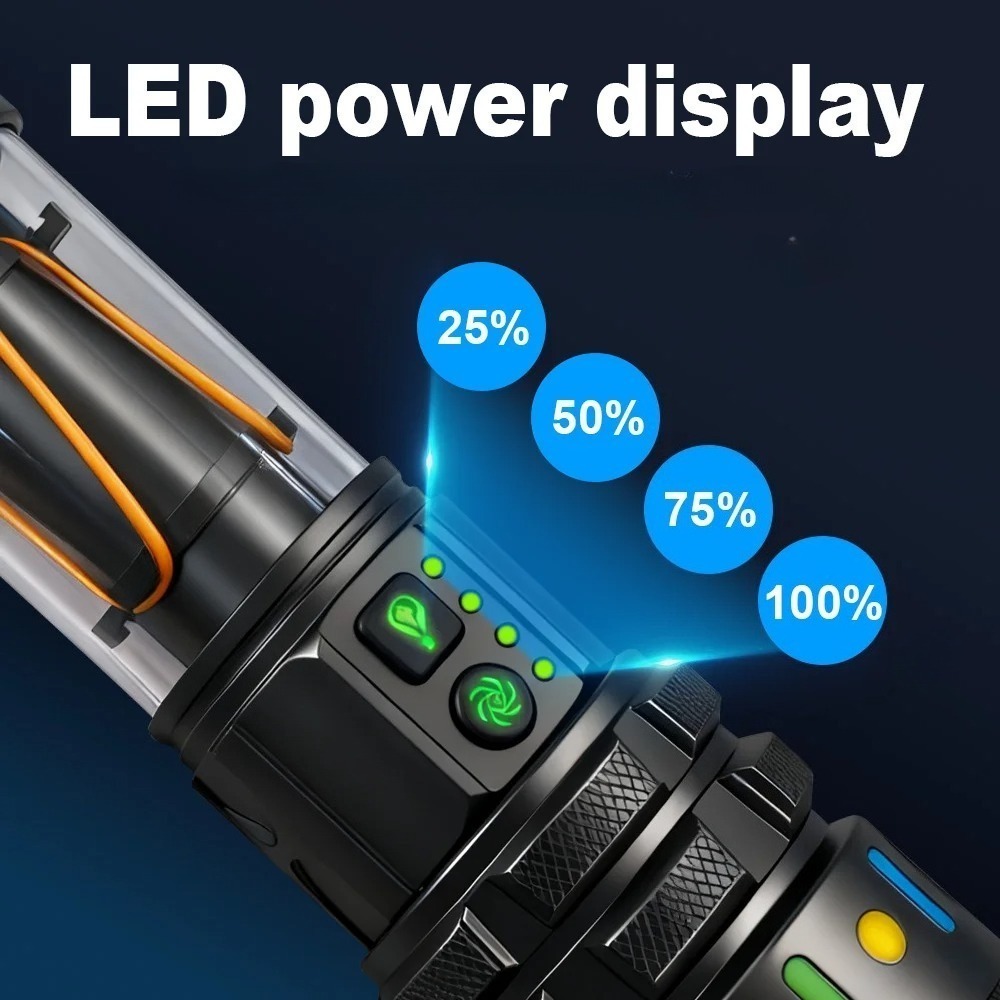 Powerful Ultra Bright LED Flas - Outdoor Power Bank recension och pris