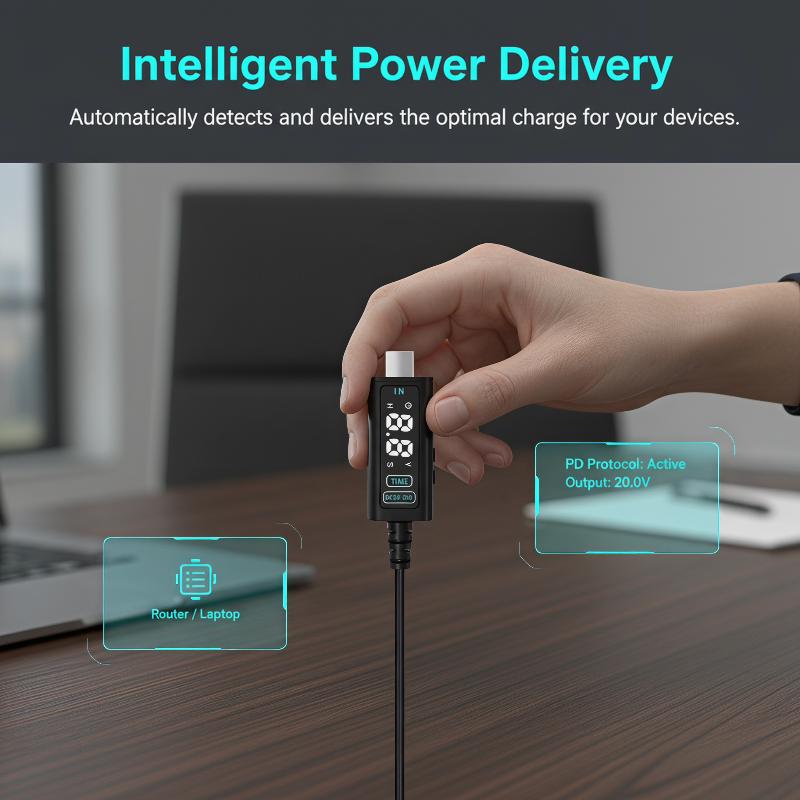 Waterproof Adjustable DC Fast  - Outdoor Power Lead recension och pris