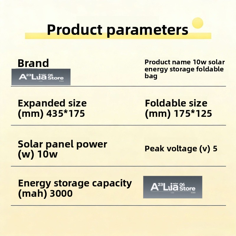 Foldable Solar Panel Charger P - Outdoor Power Bank recension och pris