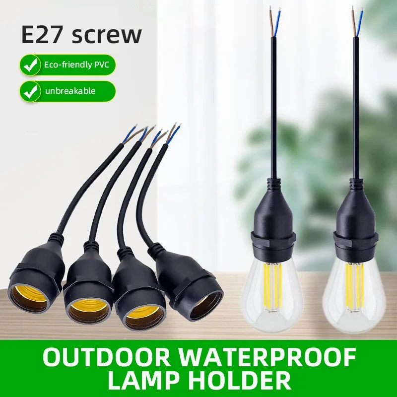 Universal E27 Lamp Head Power  - Outdoor Power Lead recension och pris