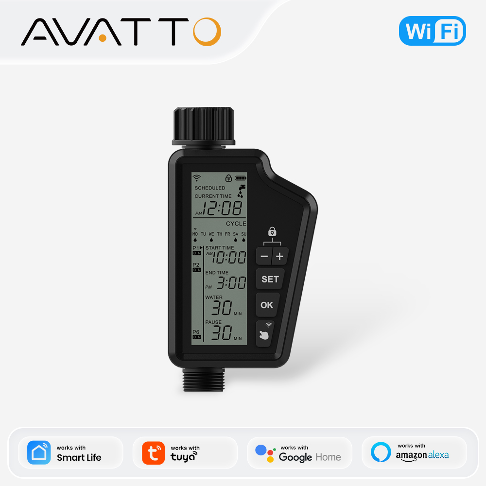 AVATTO Tuya WIFI Smart Garden  - Outdoor Power Timer recension och pris