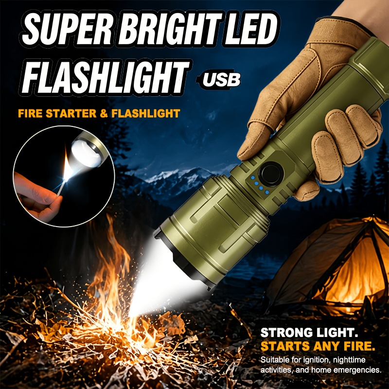 Flashlight Lighter & Power Ban - Outdoor Power Bank recension och pris