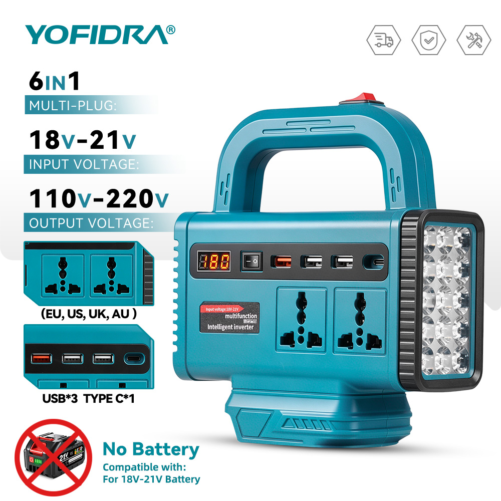 YOFIDRA 220V Portable Power In - Outdoor Power Hub recension och pris