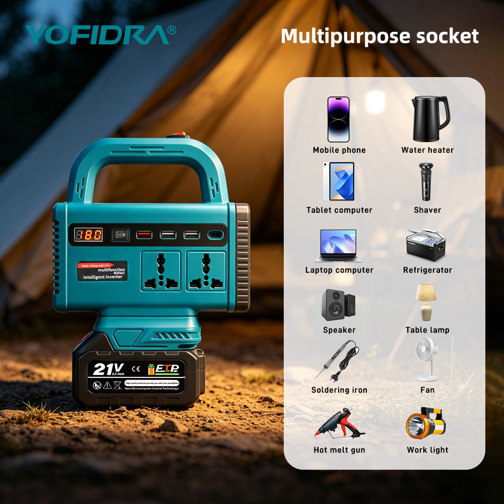 YOFIDRA 220V Portable Power In - Outdoor Power Hub recension och pris