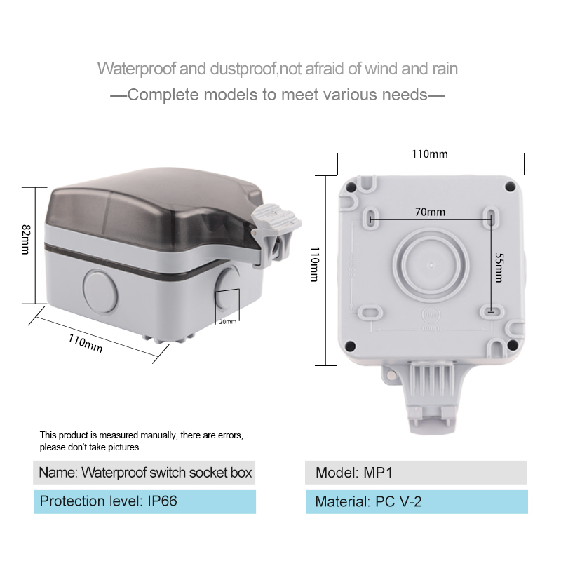 IP66 Outdoor Weatherproof 16A  - Outdoor Power Timer recension och pris