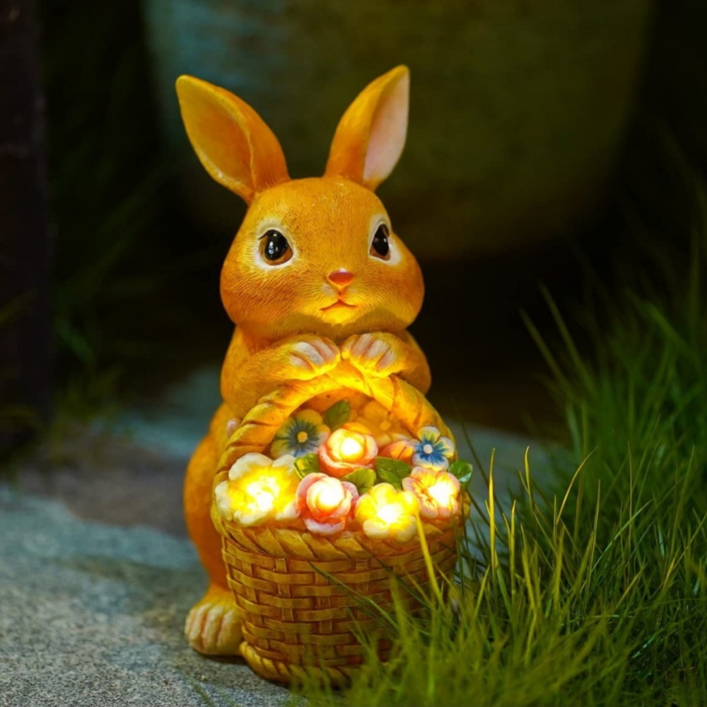 Solar Powered Rabbit Garden St - Outdoor Power Deals recension och pris