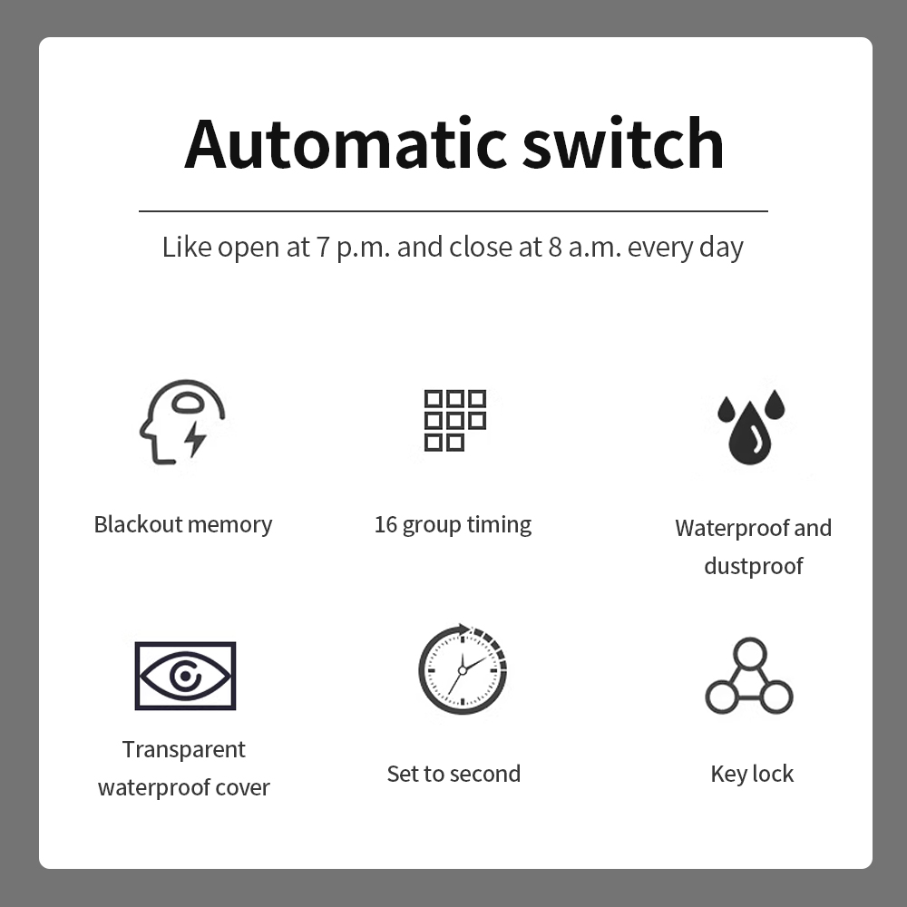 Timer Switch 30A Recycle Weekl - Outdoor Power Timer recension och pris