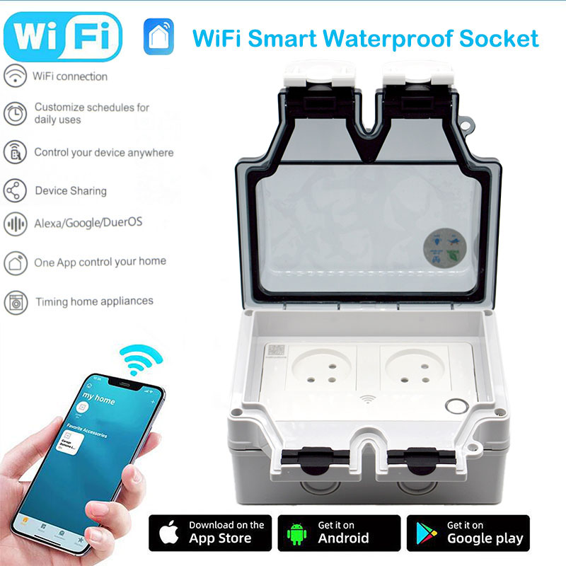 16A Smart Socket IP66 Waterpro - Outdoor Power Hub recension och pris