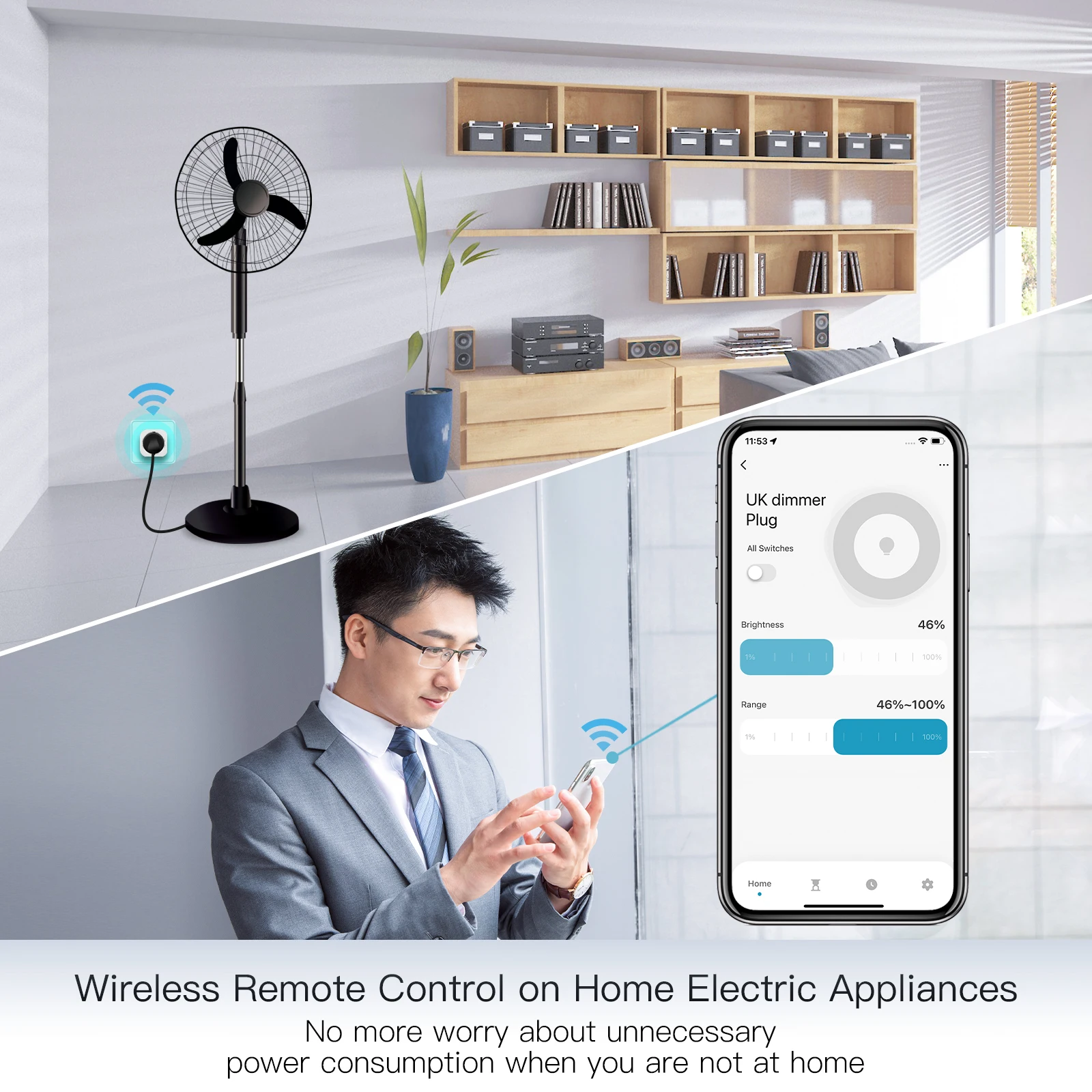 MOES Tuya WiFi Smart Plug Dimm - Outdoor Power Timer recension och pris