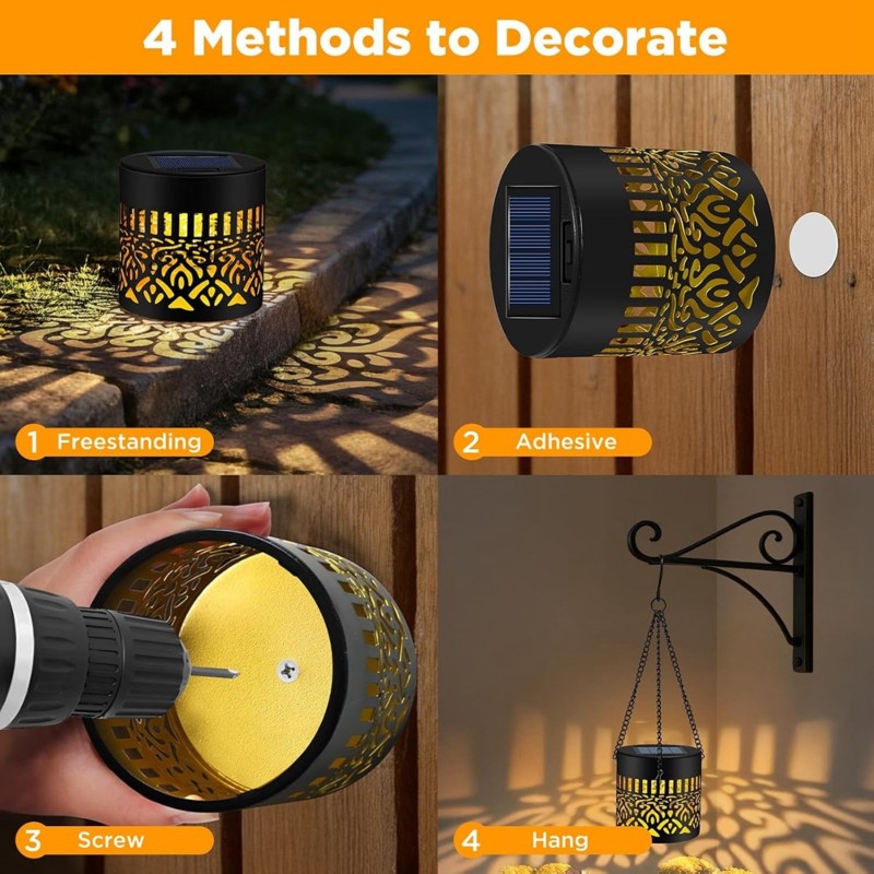 【Big deal】Solar Fence Lights O - Outdoor Power Deals recension och pris