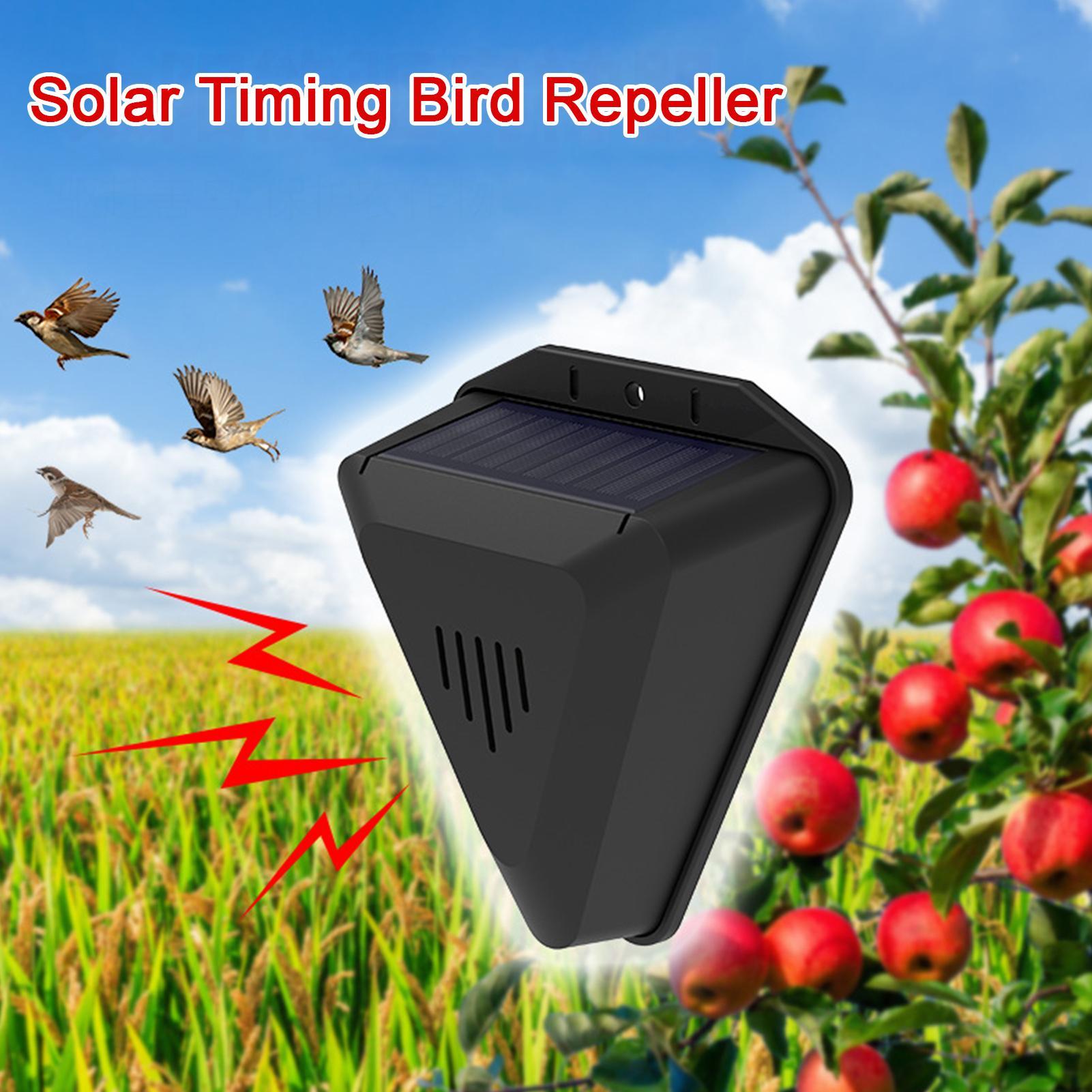 Solar Timer Bird Repeller With - Outdoor Power Timer recension och pris