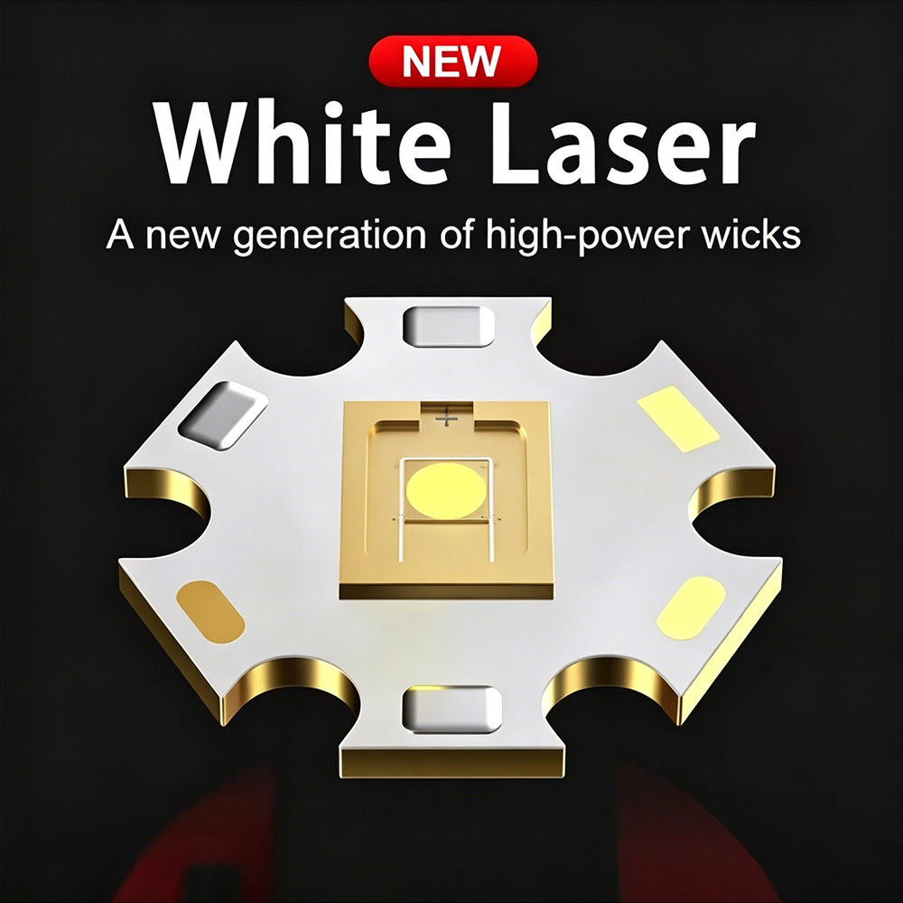 White Laser High Power Flashli - Outdoor Power Bank recension och pris
