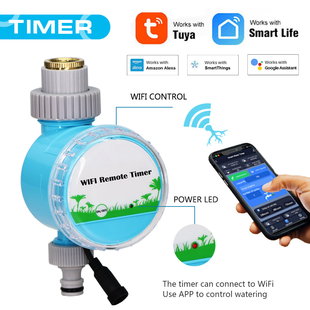 WiFi Wireless Garden Water Tim - Outdoor Power Timer recension och pris