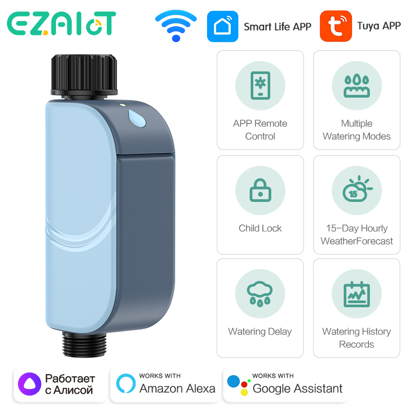 Smart Tuya WIFI Garden Waterin - Outdoor Power Timer recension och pris