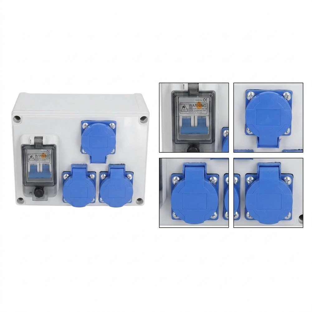3-Way Wall Mounted Power Distr - Outdoor Power Distributors recension och pris